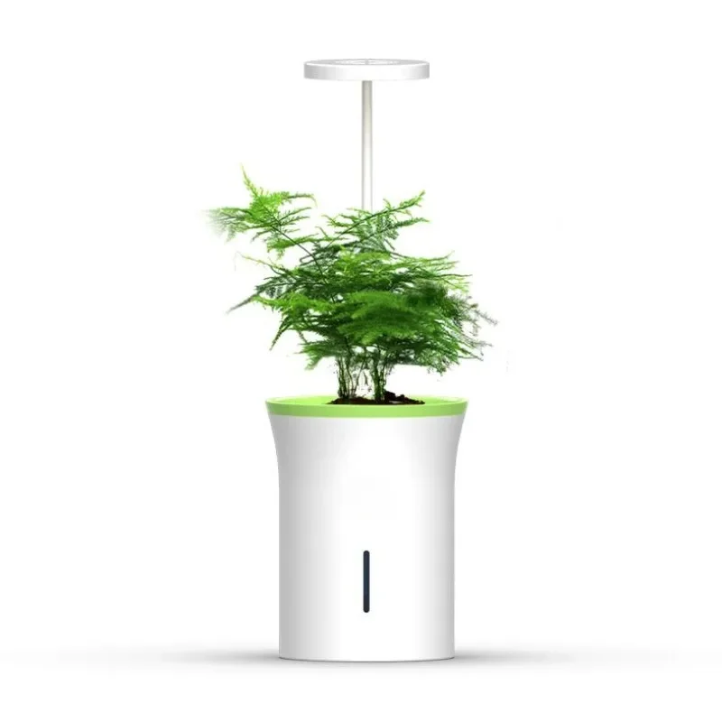 Automatic Monitoring Light Emitting Diode Spectral Lighting Automatic Watering Plant Planting Pot Smart Plant Pot