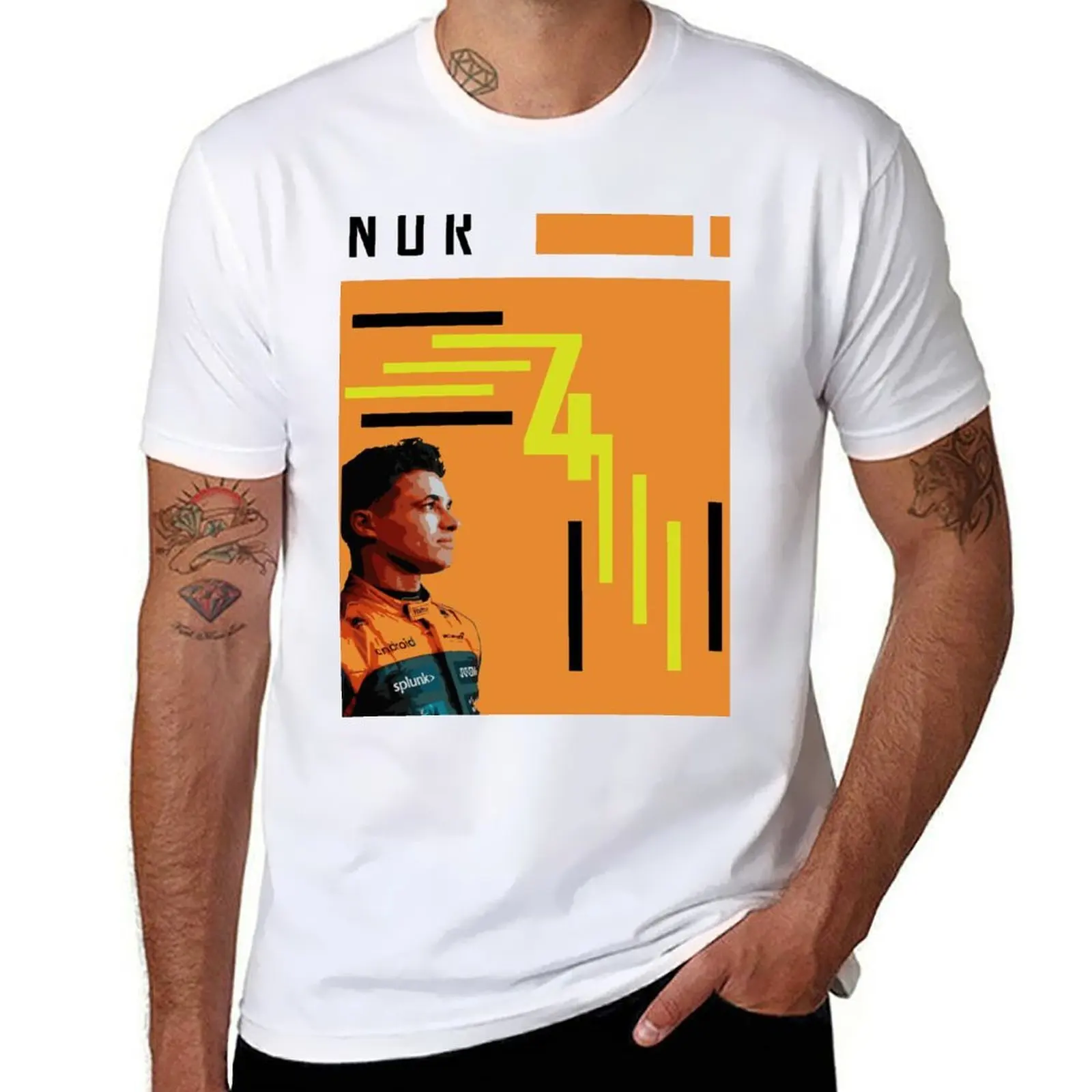 

Lando Norris #4 - F1 Driver Tag T-Shirt t shirts for man cotton t shirts for man pack cotton T-Shirt