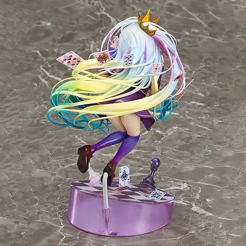 No Game No Life Zero Shiro tiffany Dola Poker Anime Action Figure Desktop Model Ornaments Toys decorazione della casa regali di compleanno