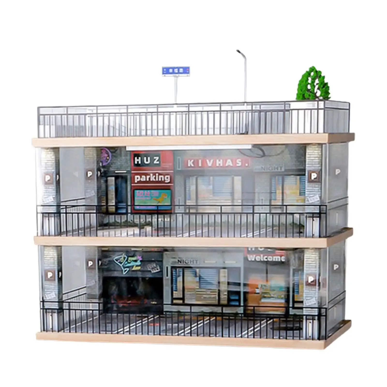 1/32 Vehicle Model Display Case Display Stand Acrylic Car Model Garage for