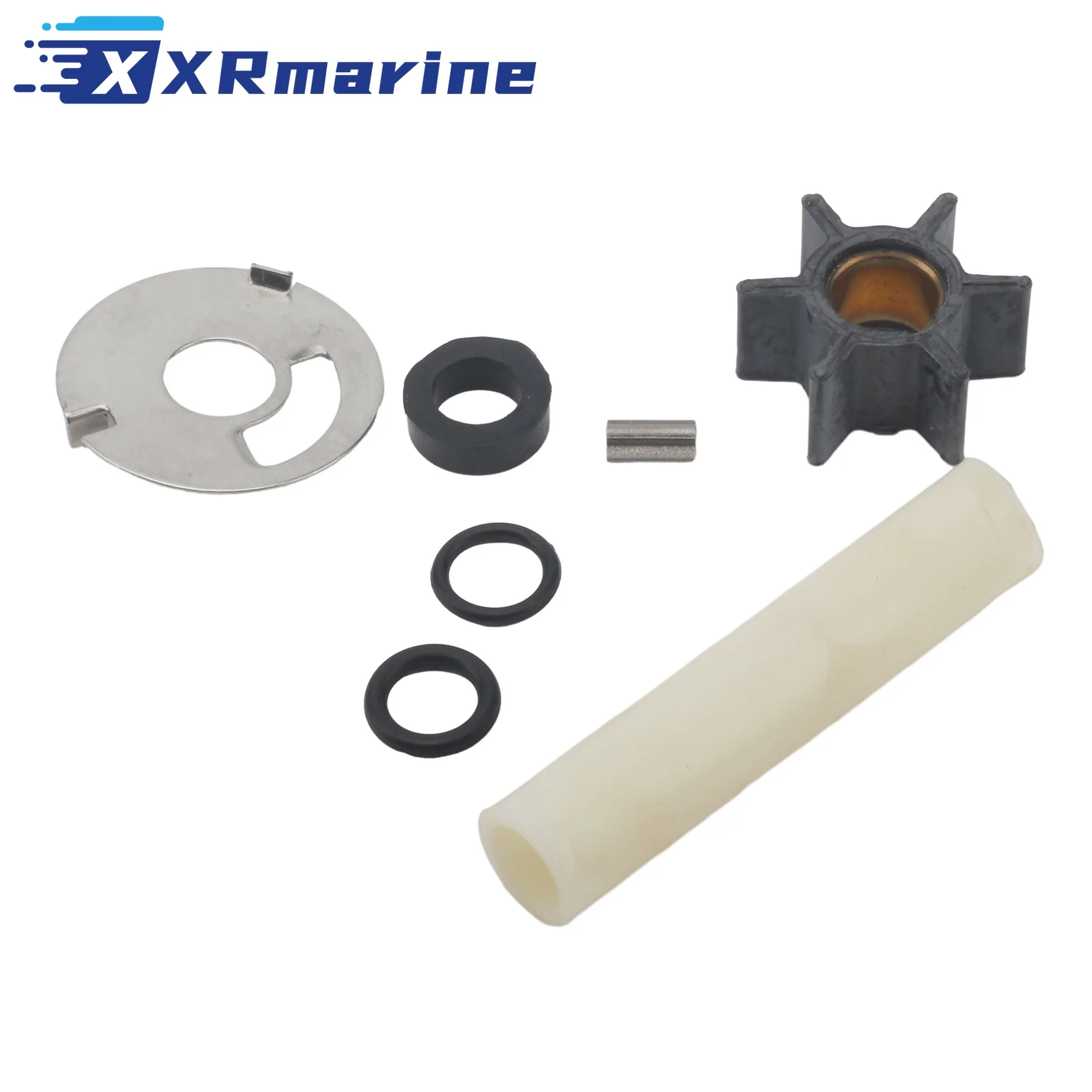 47-89981Q1 89981T2 Fits for Mercury Mariner 4 4.5 6 7.5 9.8 HP 1975-1986 Outboard Engine Water Pump Impeller Repair Kit