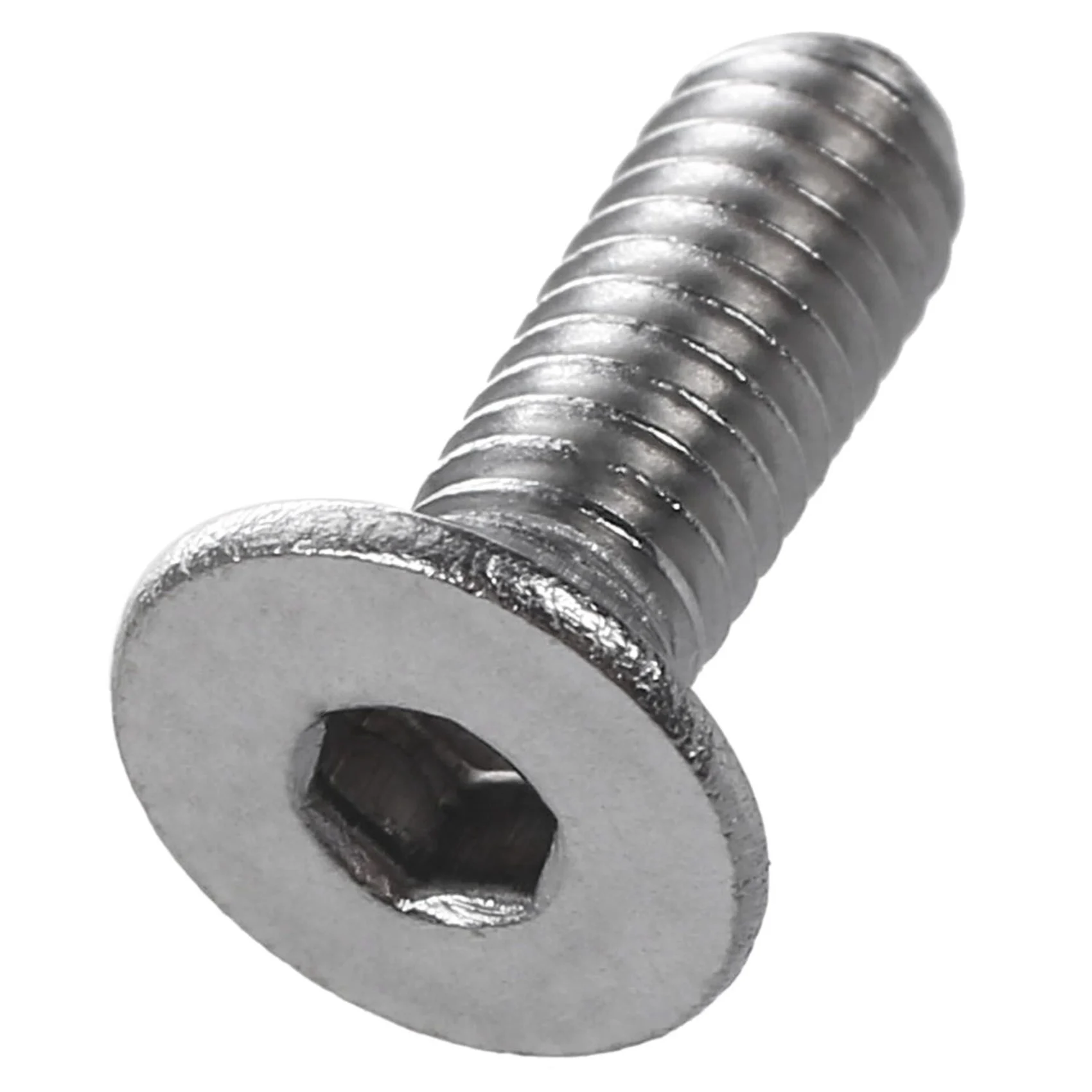 -[Retail TX] 100 Pcs Stainless Steel Countersunk Screws, Hexagon Socket Hex Key Bolts X 12Mm