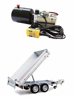 under body tipper kits hydraulic telescopic cylinder