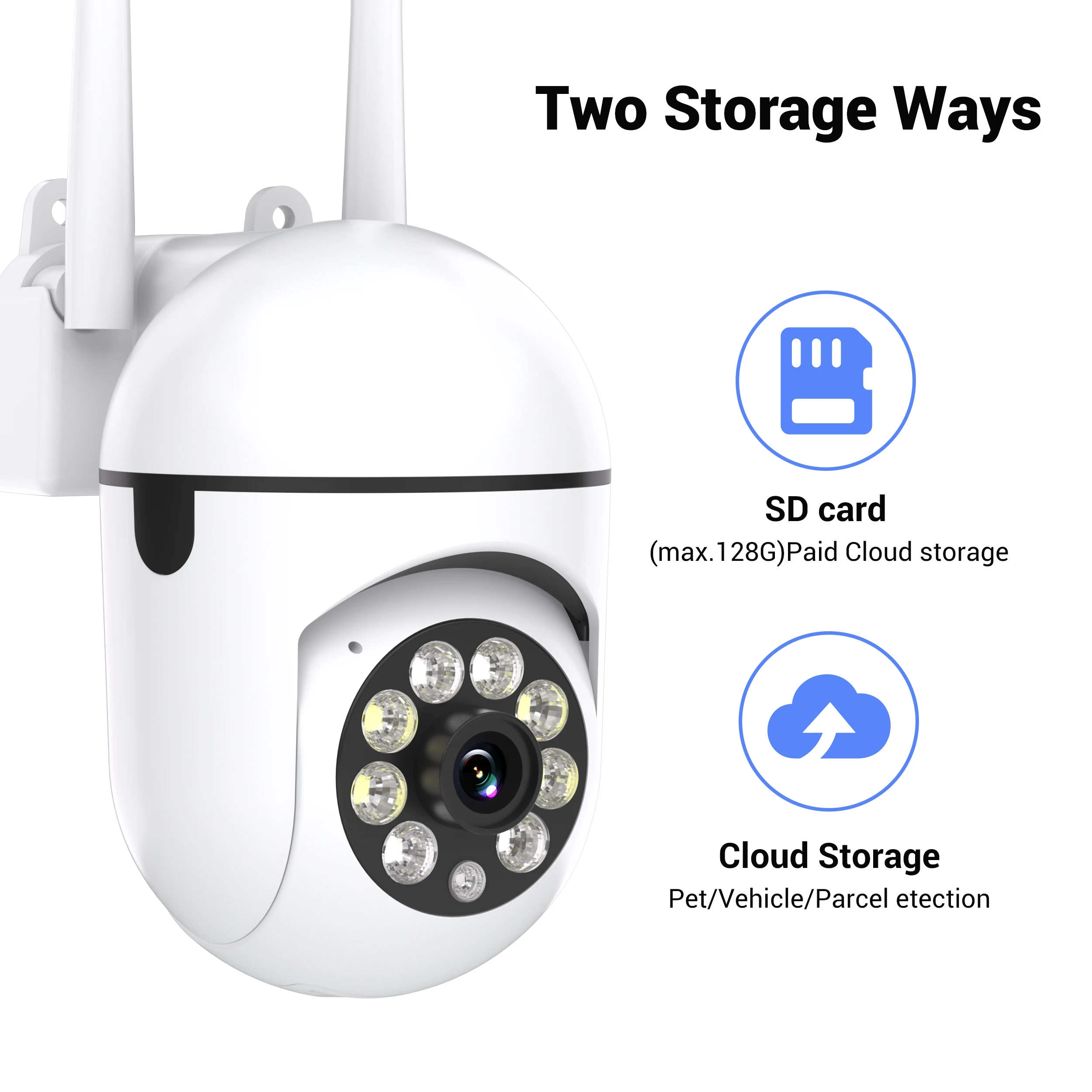 

Беспроводная Wi-Fi камера безопасности Boykeep, 4 предмета, приложение Easy Life, 1080P, цветное ночное видение, двустороннее аудио, поворотное/накло/масштабное управление на 360 градусов, отслеживание движения