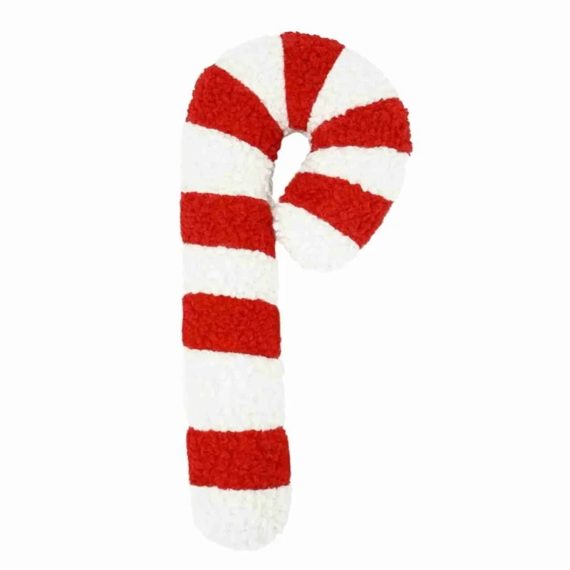 Cuscino decorativo per caramelle Cuscino decorativo per caramelle 3D in peluche carino per la decorazione natalizia del soggiorno della camera da letto