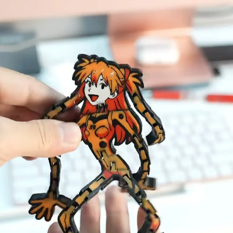 EVANGELION Ayanami Rei Figura Ímãs de geladeira Anime Bonecas Transformáveis Ímãs de geladeira para decoração de casa Quadro branco Foto Presente