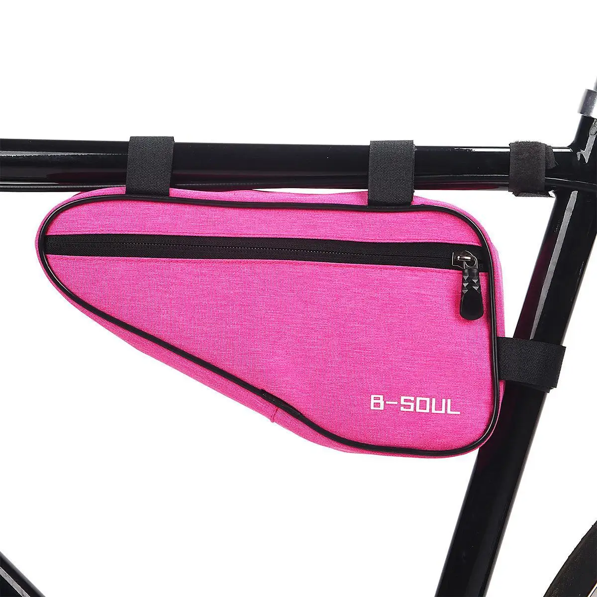 Borsa a triangolo per bicicletta borsa portaoggetti per sella con telaio a tubo anteriore custodia impermeabile borsa resistente per bici Versatile e durevole accessori per biciclette