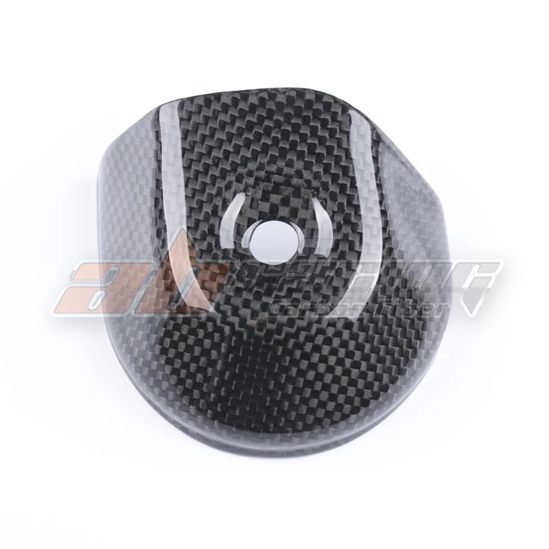 Right Side Exhaust Valve Cover  For Ducati Monster 696 796 795 1100 Full Carbon Fiber 100% Plain Glossy