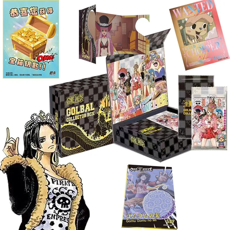 Wholesale One Piece Collection Cards Global Collector Box Booster Case Rare Edition Treasure Anime Playing Game Cards