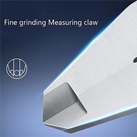 ABSS-2X 0-150Mm Metric Gauge Measuring Tool Dial Vernier Caliper Shock-Proof Vernier Caliper 0.02Mm (TGBK150-0-150MM)