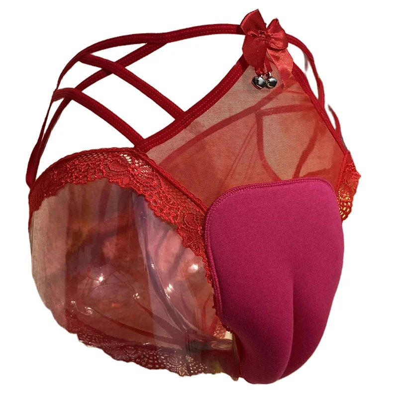 Little Bell Camel Toe Control Panty Gaff Tucking Sheer Panties Sissy Lingerie Crossdresser Transgender Shemale Drag Queen Briefs