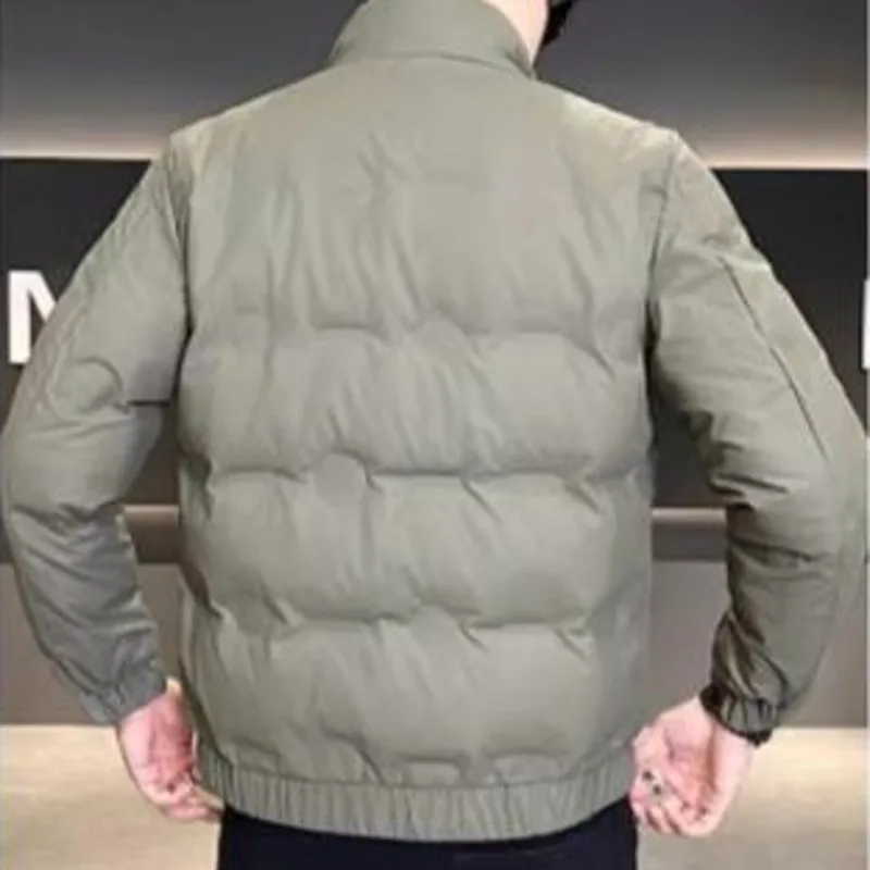 Winter Men's 2025 New Trendy Brand Lightweight Stand up Collar Versatile Simple and Loose Cold resistant and Warm Down Jacket