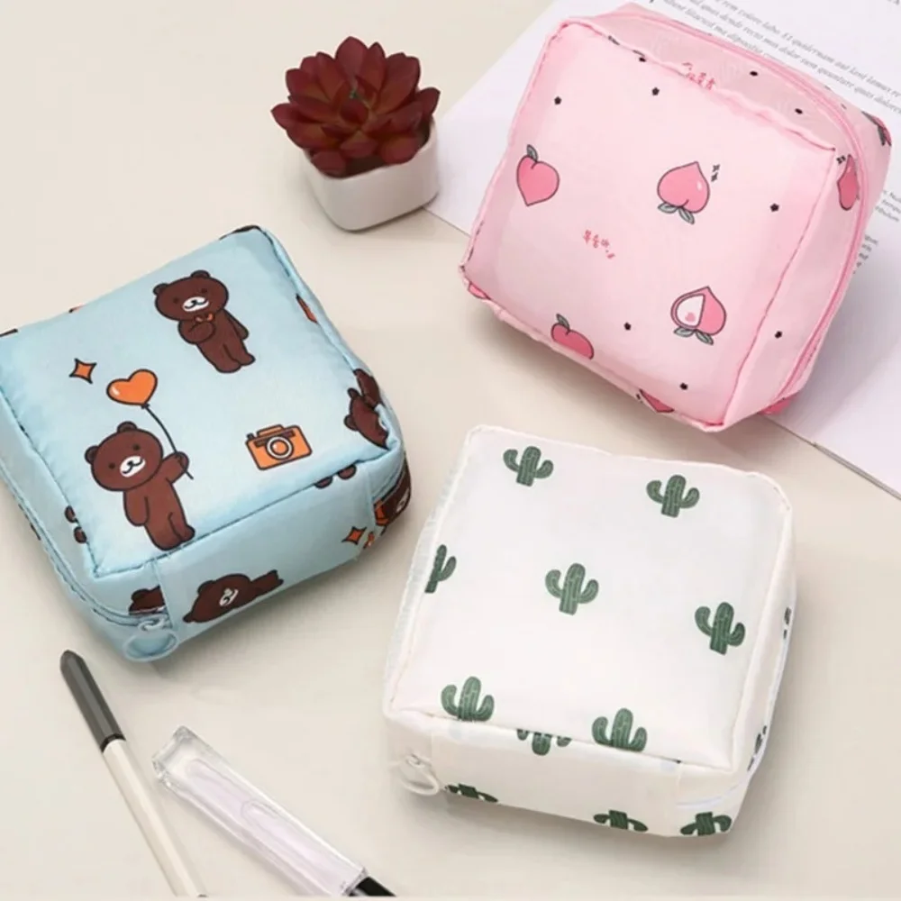 Waterproof, Large Capacity, Cute Storage Bag, Portable, Suitable for Storing Cosmetics, Earphones, Data Cables, Sanitary