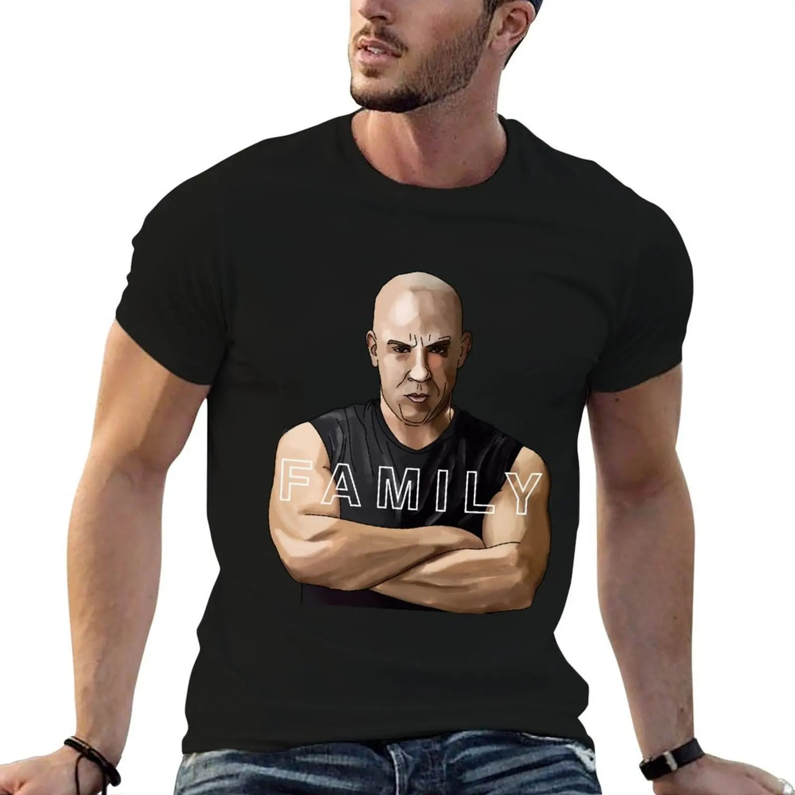Dominic Toretto T-Shirt anime stuff heavyweights t shirts for men graphic
