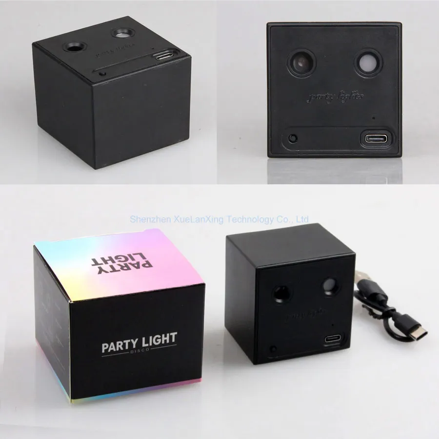 ESHINY Mini 2in1 Rechargeable R&G Laser 64 Patterns Projector DJ Light Dance Disco Bar LED Party Xmas Stage Effect Lamp Show Y13