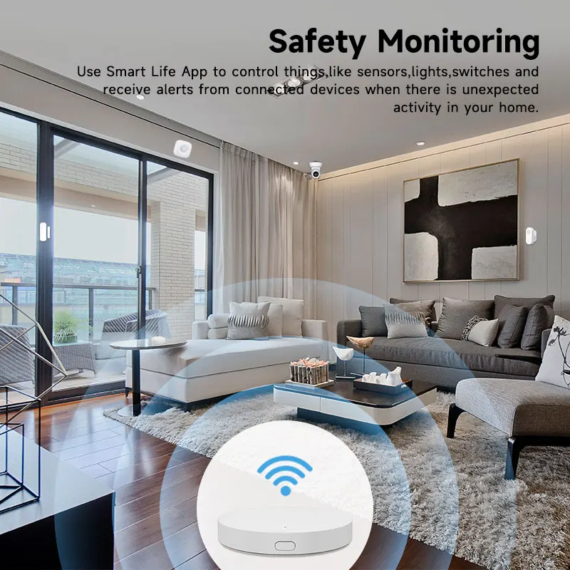 Tuya Zigbee Draadloze Gateway Smart Home Automation Hub Voor Zigbee Bluetooth-Apparaten Smart Life App Control Alexa Google