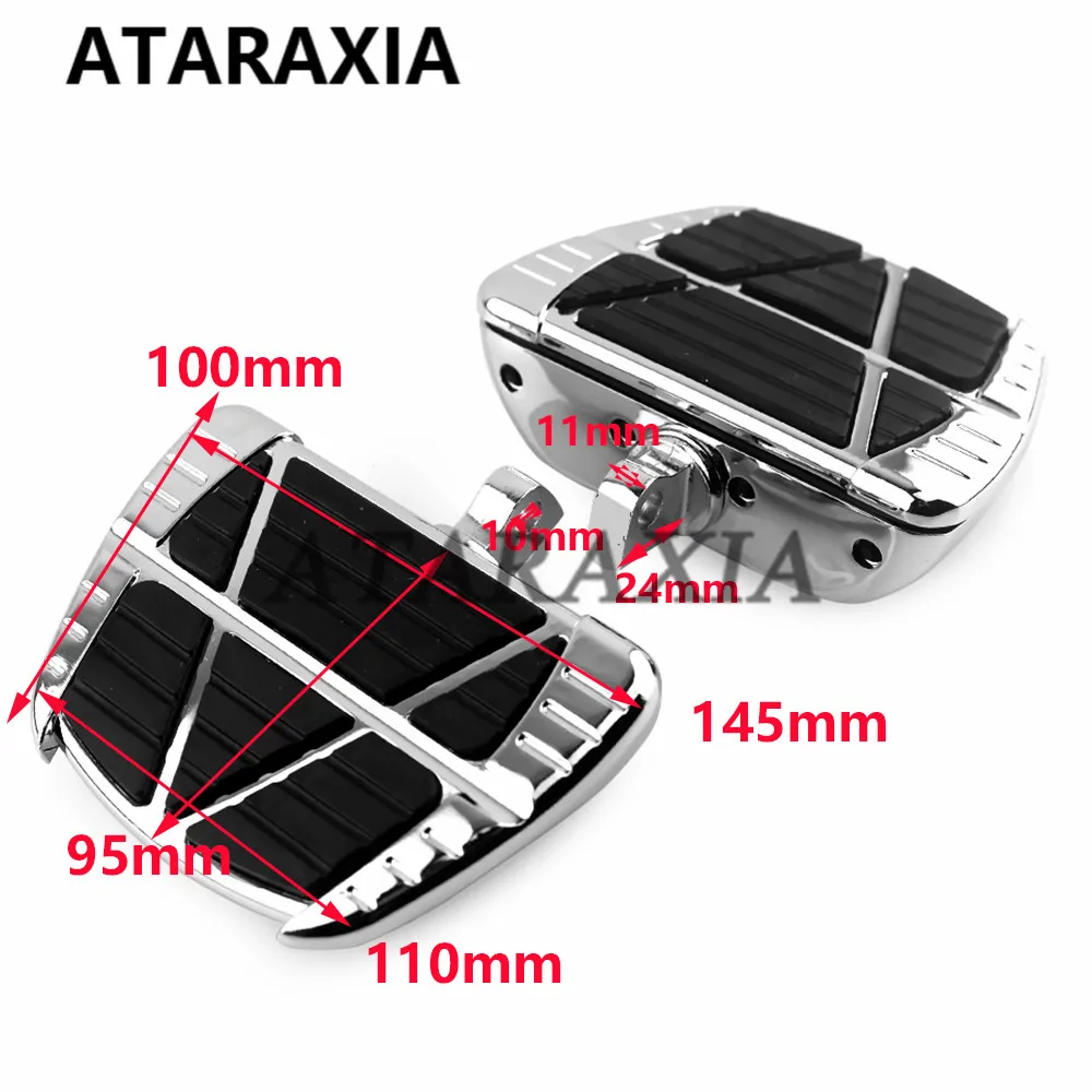 Motorcycle Foot Pegs Front Rear Pedals Slipstream Bike Footrest  Highway Engine Guard FootPegs For Harley Dyna Sportster XL883