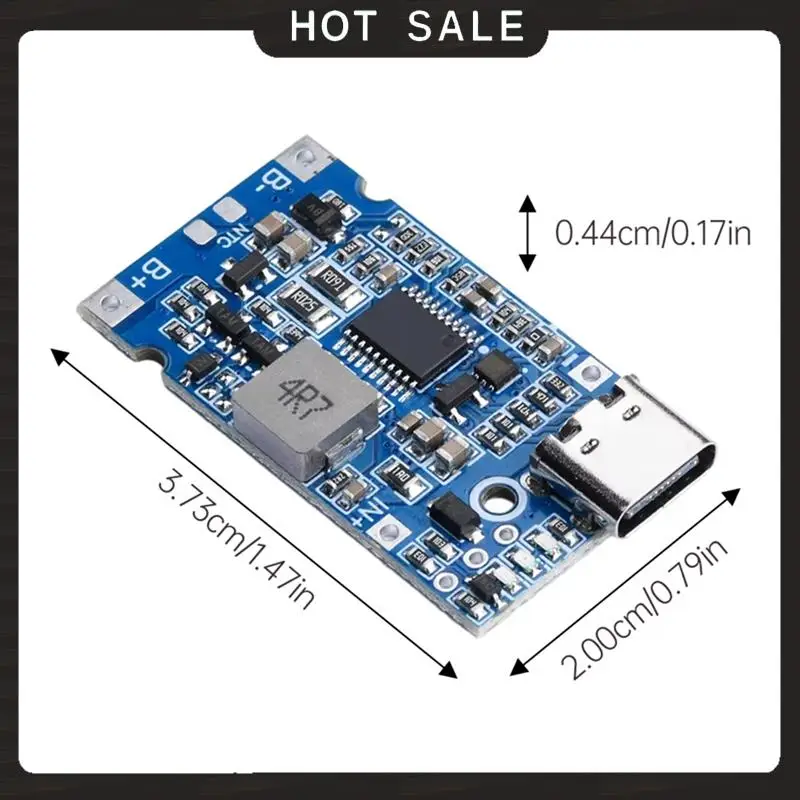 وحدة شحن بطارية ليثيوم للتسليم لمدة 24 ساعة من النوع C USB 2S 3S 4S BMS 4.5V-15V 18W 2A تدعم درجة حرارة الشحن السريع QC Pro