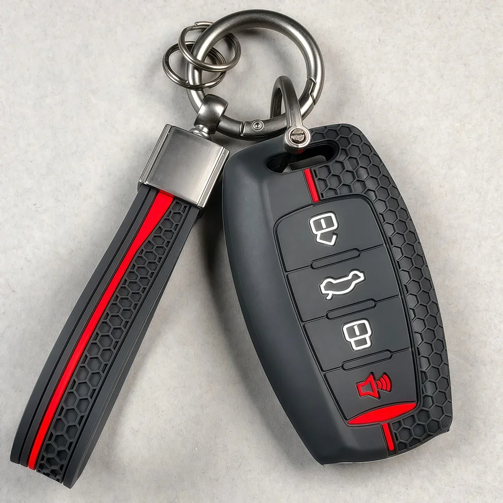 Schlüsselanhänger-Schutzhülle für Haval H6 H7 H9 H4 Hover H2S F5 F7 F7X F7H Dargo Jolion Silikon-Fernbedienungs-Schlüsselhülle Autoschlüssel-Etui – Detail 3