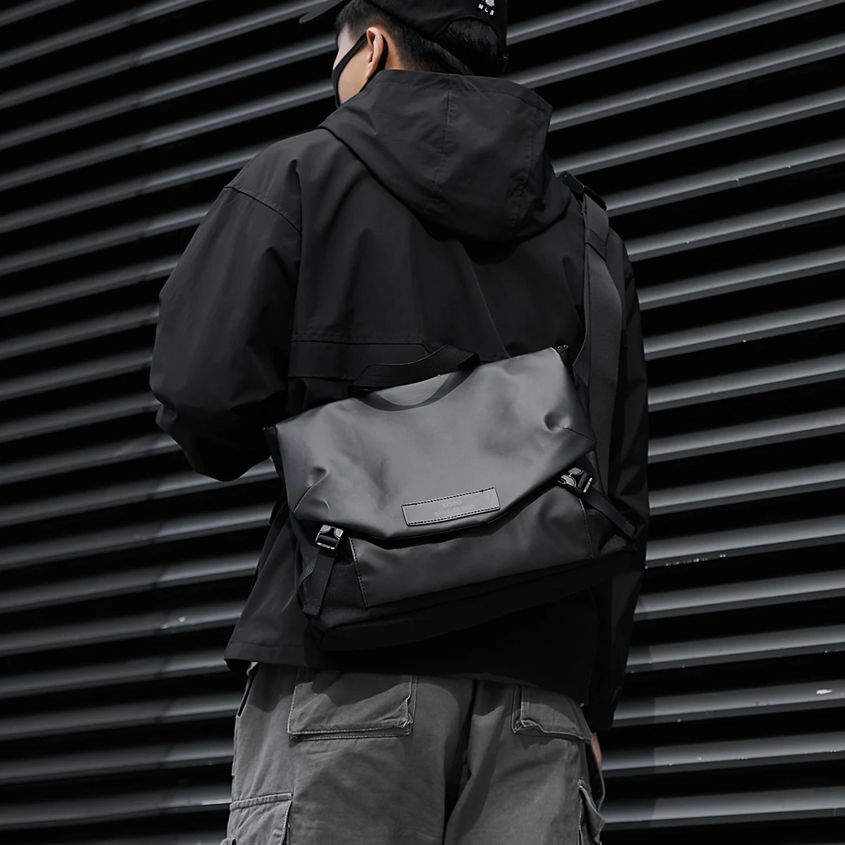 

Crossbody Bags for Men,Waterproof Small Backpack Sling Bag,Lightweight Travel Shoulder Bag with Lots of Pockets,Carry on Daypack