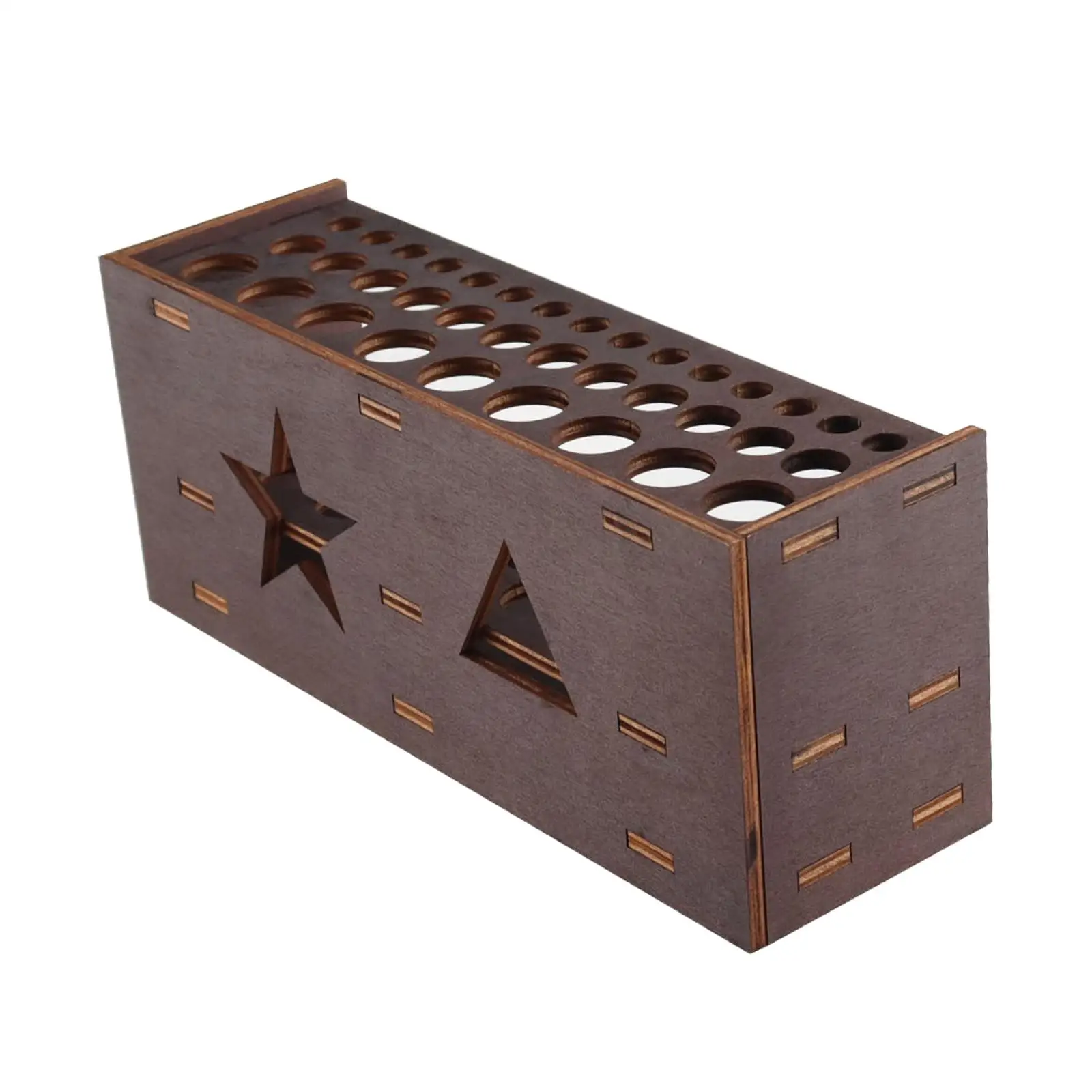 

Настольная подставка для кистей, деревянный органайзер для хранения, ручная работа, для путешествий, дома, офиса, улицы