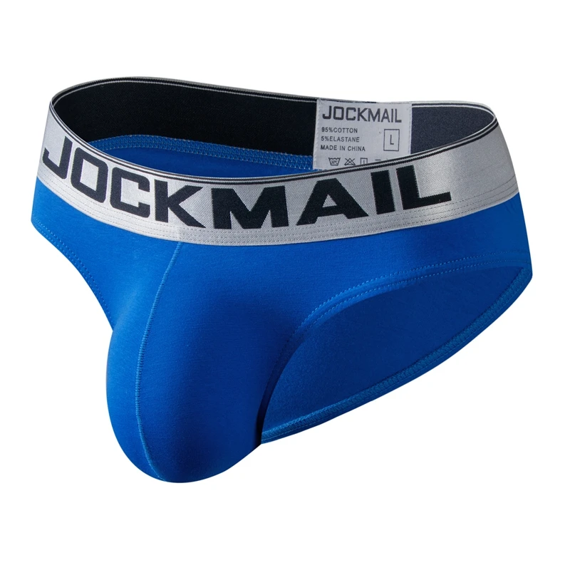 Сексуальное мужское нижнее белье Jockmail, бикини, мужские брифы, мужское нижнее белье с карманами, стринги, бикини с низкой талией, мужское нижнее