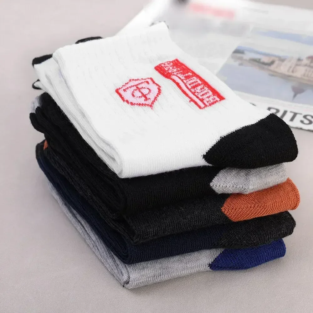 HSS 10 Pairs Breathable Sports Men Socks Bamboo Thin Summer Winter Man Cotton Socks Deodorant Business Cheap Socks Ankle Nonslip