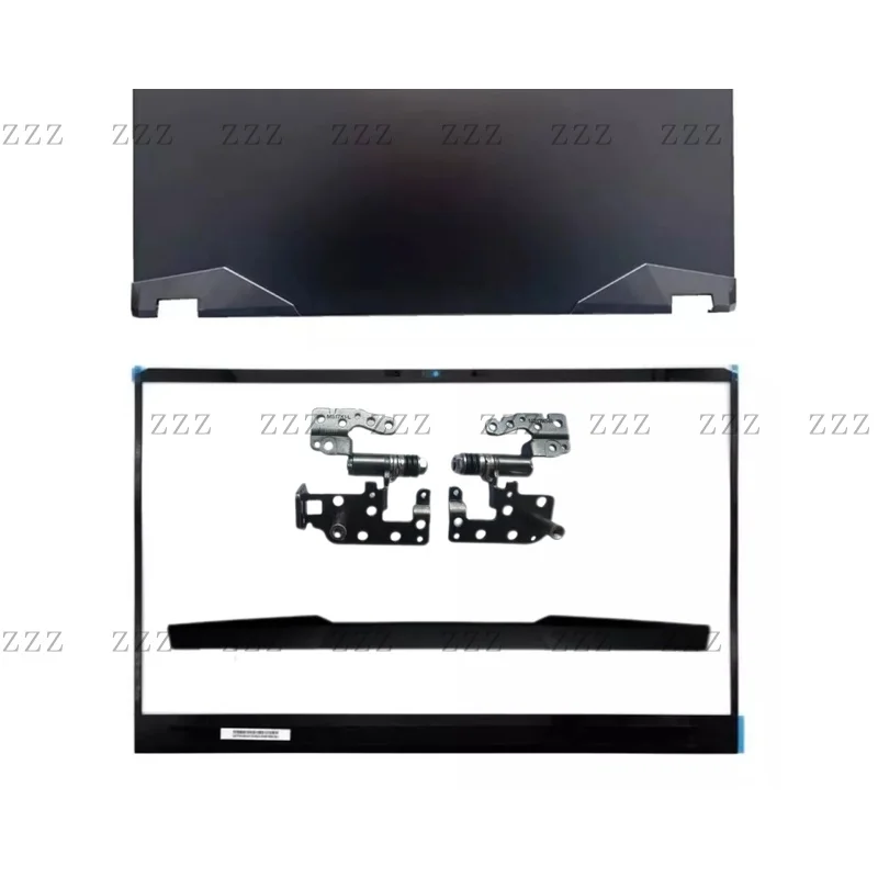 ZZ New for MSI GE76 Raider 10SGS SFS MS-17K1 LCD Back Cover+Front Bezel+Hinge Black