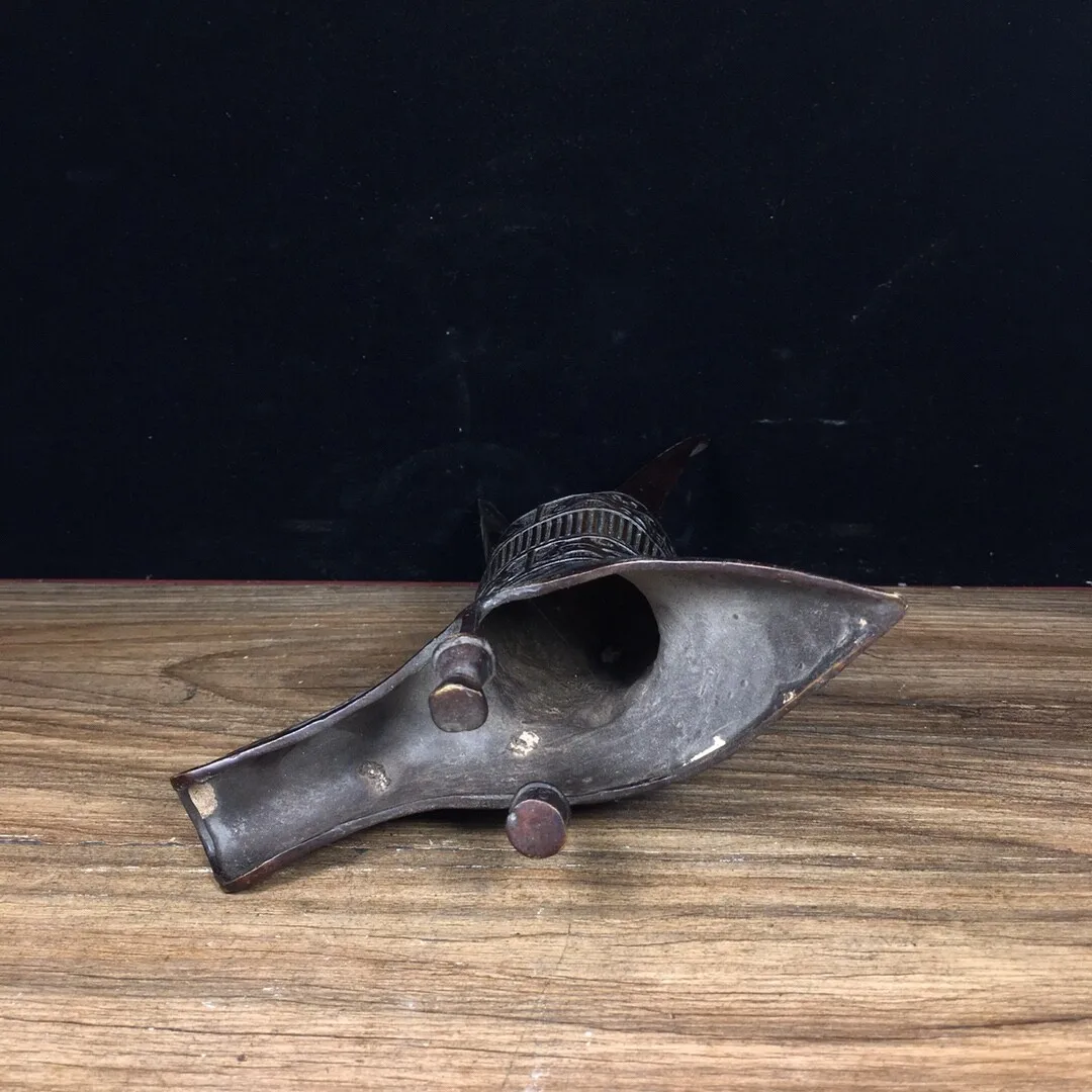 Pure copper wine cup, three legged noble cup, wine cup ornament
