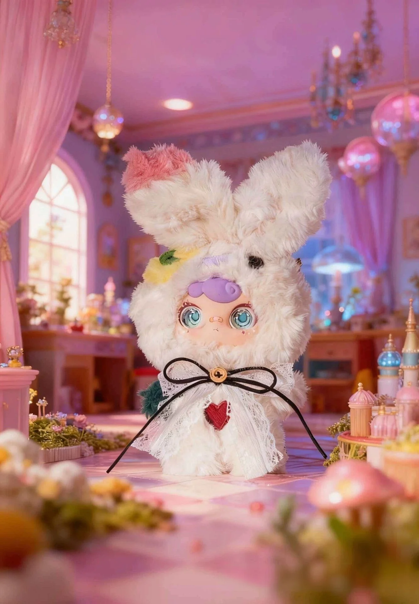 

ZAZA BB Toy Patch Town Vinyl Plushie Blind Box - Trendy Collectible Cute Hanging Decoration Authentic New Release Plush Toy