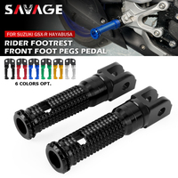 Front Footrest Foot Pegs For SUZUKI GSX-R 1000/750/600 GSXR SV650/X Gladius 650 V-Strom 250 GSX250R Motorcycle Rider Foot Pedal