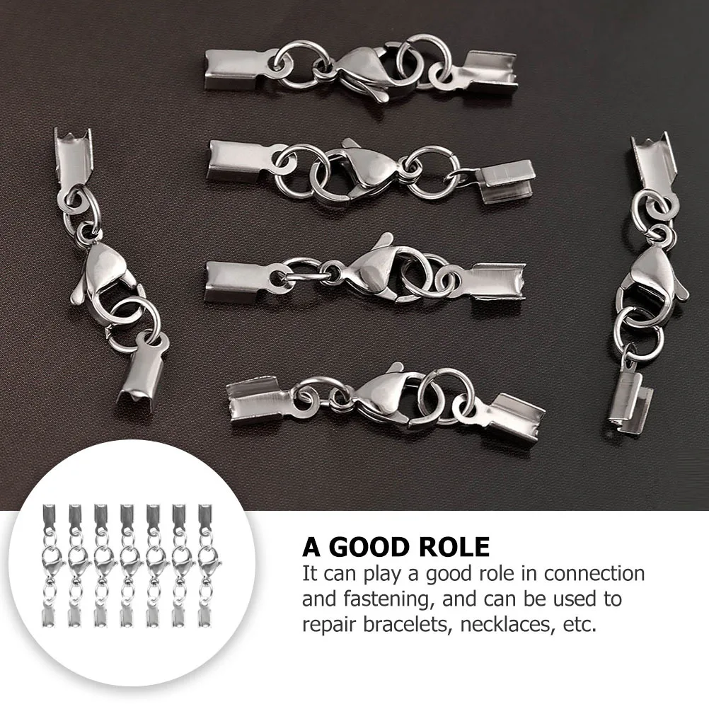 

20Pcs Stainless Steel Lobster Clasps Reliable DIY Jewelry Connectors for Bracelets Necklace Making Accessories