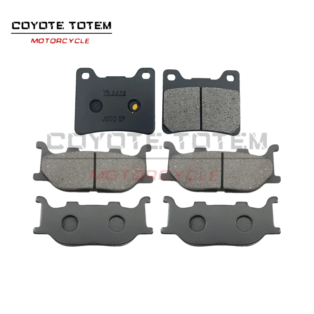 

Подходит для Yamaha XV1100 Virago 1999 XVS1100 XV1100 Drag Star Classic Dragstar 1999-2006, передние и задние тормозные колодки мотоцикла