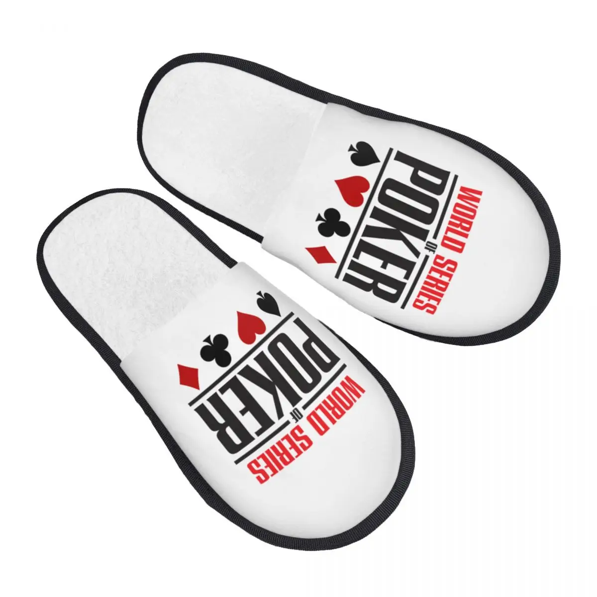 

Custom World Series Of Poker Comfort Scuff Memory Foam Slippers Women Bedroom House Shoes