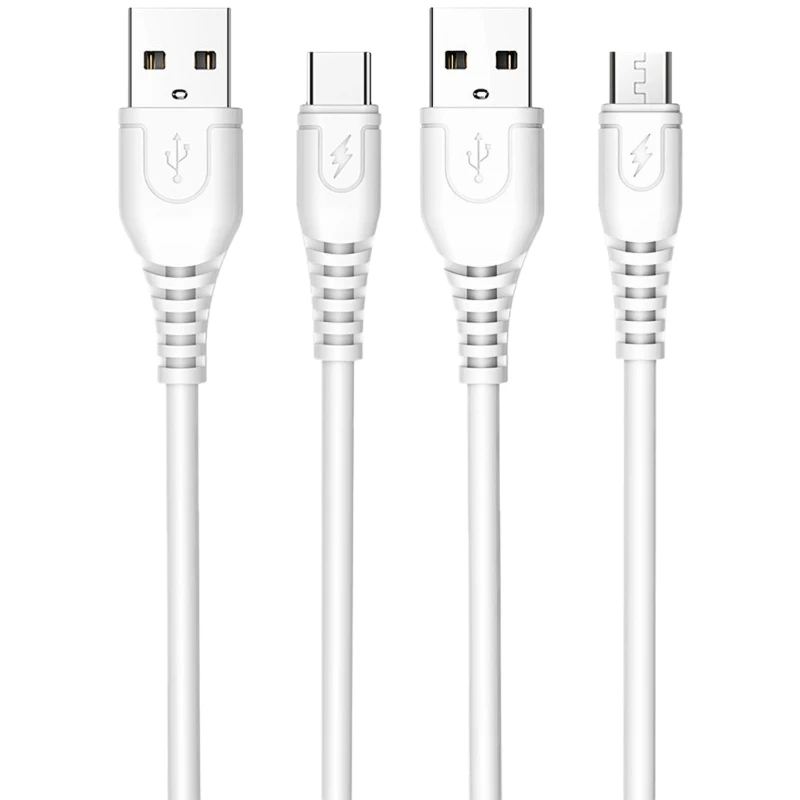DXAB USB to Type C/USB 5Pin Data Cable, 2A Quick Charging Power Cable Wire 100cm