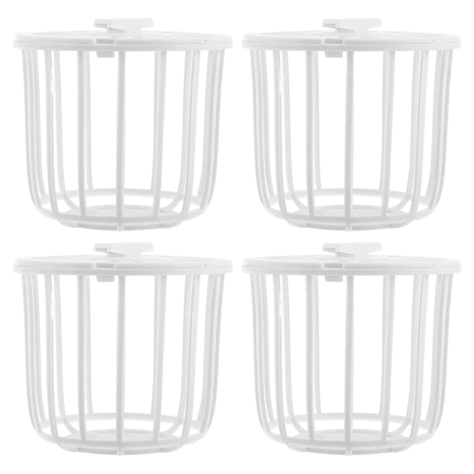 

4Pcs Plastic Bird Breeding Nests for Canaries Finches Hatching Nest Basket Cage Hut Nesting Bowl Pet Bird Supplies
