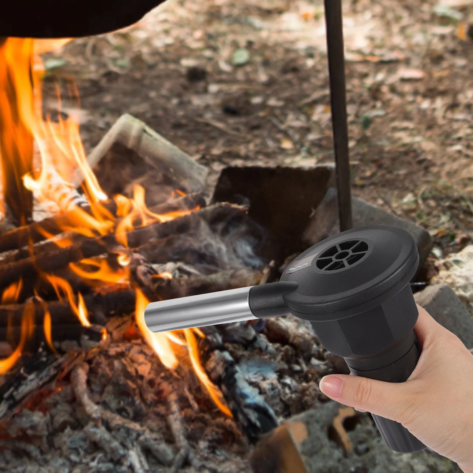 

Portable Bbq Blower Fire Ignition Tool Lightweight Handheld Grill Outdoor Cooking Quick Start Function Fire Fan For