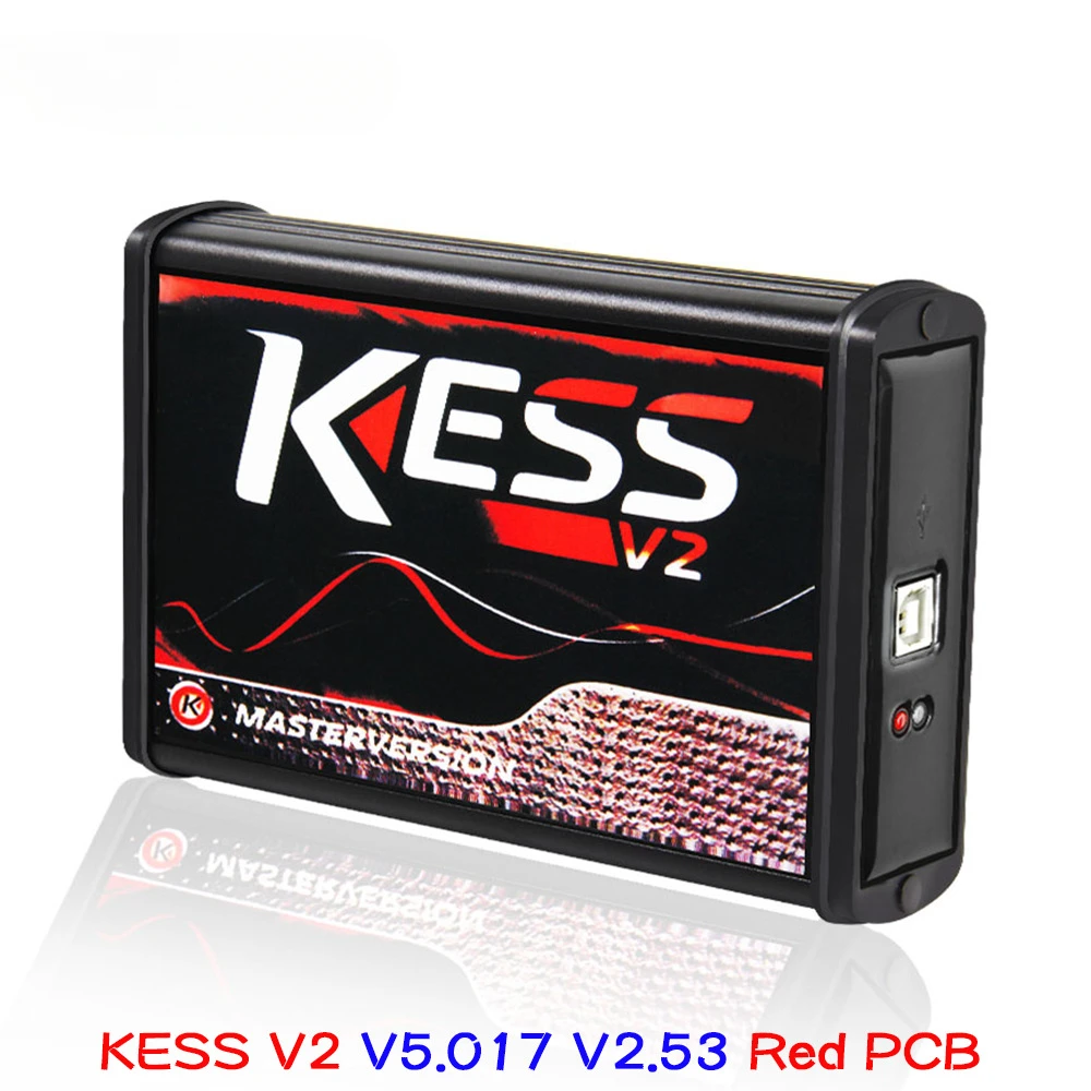 European Version KESS V2 Red PCB for V5.017 KSuite V2.8 No Tokens Master ECU Chip Tuning Diagnostic Accessories Vehicles Tools