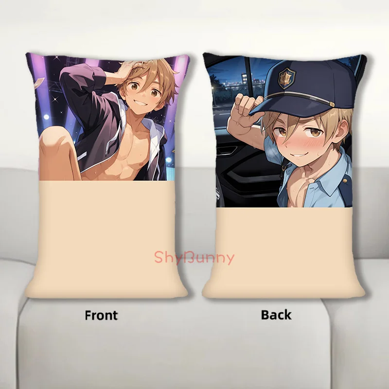 

Чехол для подушки Dakimakura Anime Tomoya Mashiro, чехол для диванной подушки с двусторонним принтом, 40X60 см