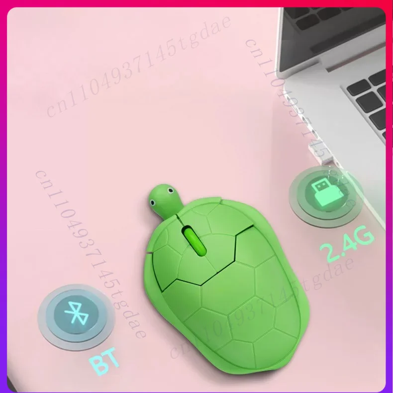 creative-mouse-wireless-bluetooth-silent-non-slip-gift-for-computer-office-high-value-6-button-big-turtle-battery-version