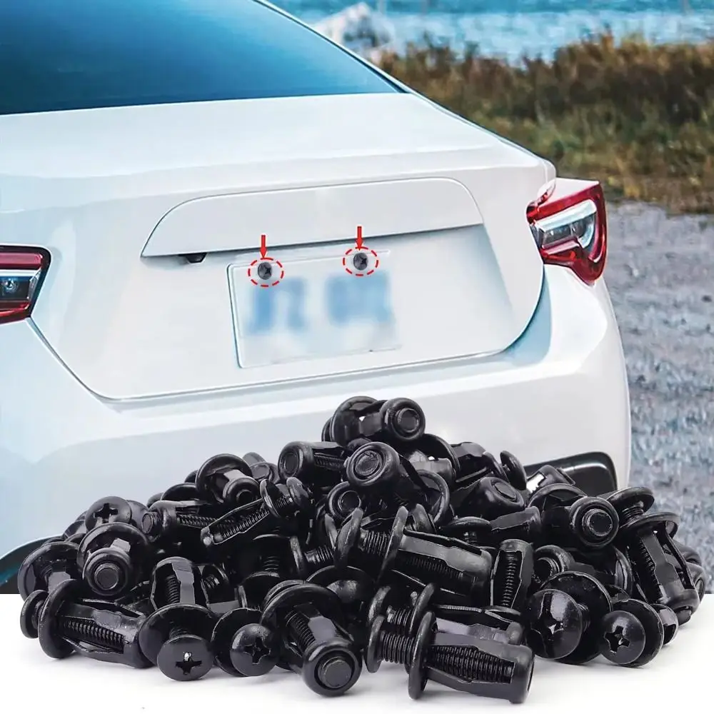 20PCS Metal Material Rivet Nut Kit Petal Shape Threaded Insert Rivet Screw Bolt Clamp Lock Design Self-Locking Nuts