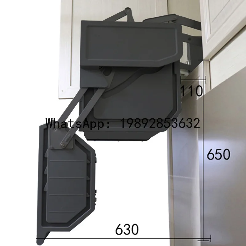 CZ Double Body Storage Adjustable Pull Basket Large Capacity Adjustable Cabinet Kitchen Cabinet Linked Adjustable Machine