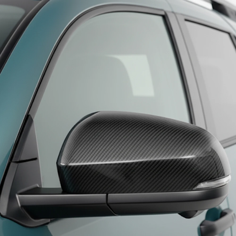 

For Toyota 4Runner 2025 2026 ABS Rear View Mirror Cover Protection Car Accessories Rearview Mirror Housing Auto Trim Stickers