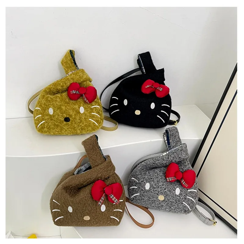 

HelloKitty Adorable Kitty Cat Bag Женская модная универсальная сумка Высококачественная сумка через плечо на одно плечо Модная оптовая продажа