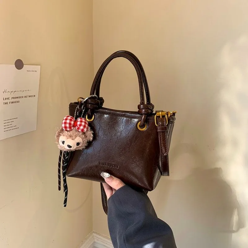 

Elegant Ladies Handbag Leather Tote Bags Shoulder Crossbody Messenger Bag Luxury Brand Famous Designer Classic Chic