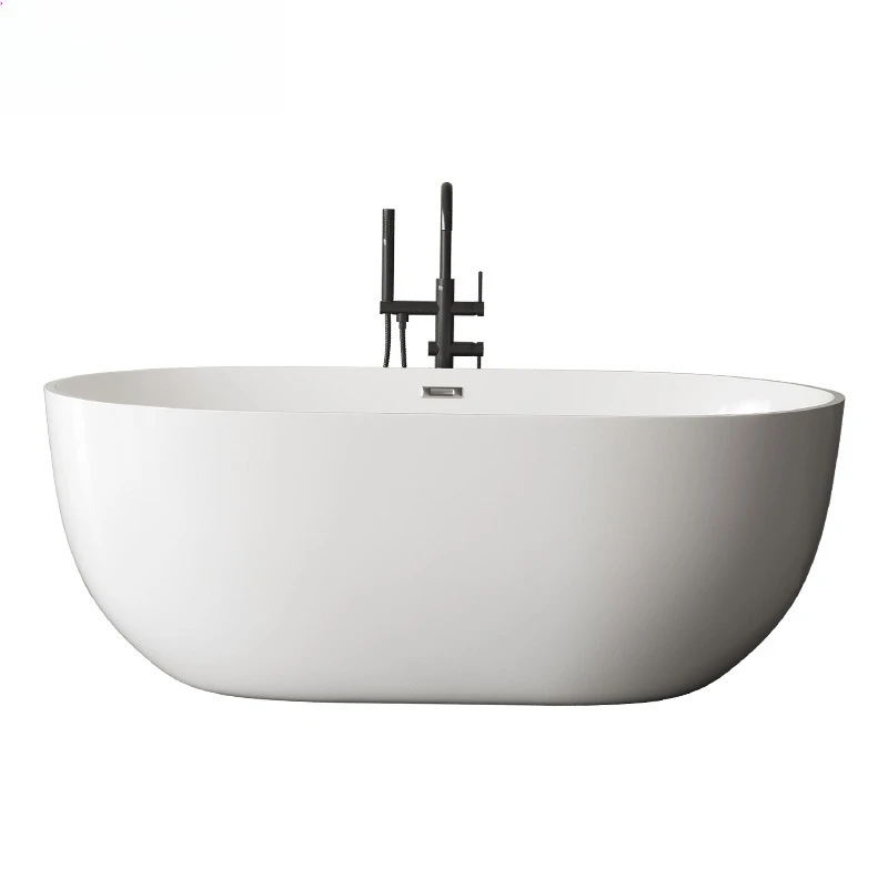 

Oval independent bathtub integrated seamless fully enclosed family hotel B & B Internet celebrity Japanese-style bubble pool