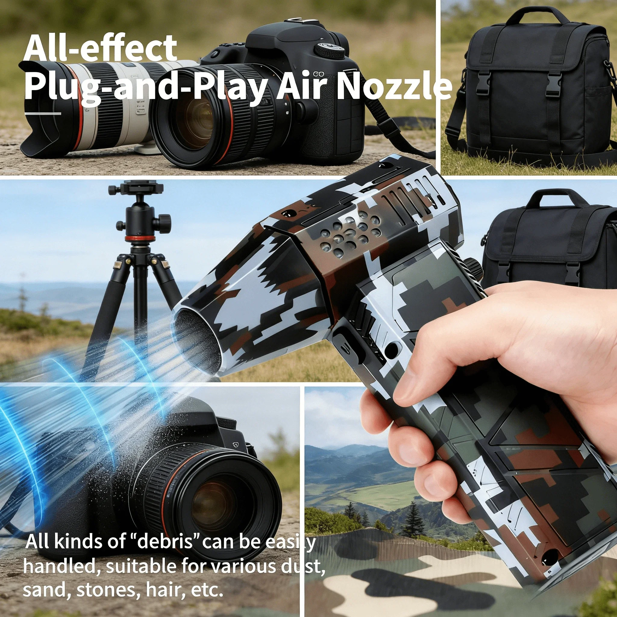 

New X16 990000RPM Turbo Jet Blower High Power Air Blower Brushless Motor Turbo Fan Wind Speed 75m/s 10000mAh Violent Air Blower