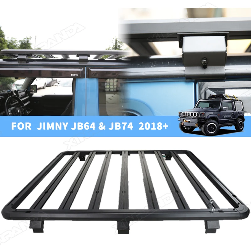 Aluminium Jimny Car Roof Rack Roof Top For Suzuki Jimny Roof Rack Jb74 Jb64 2018+