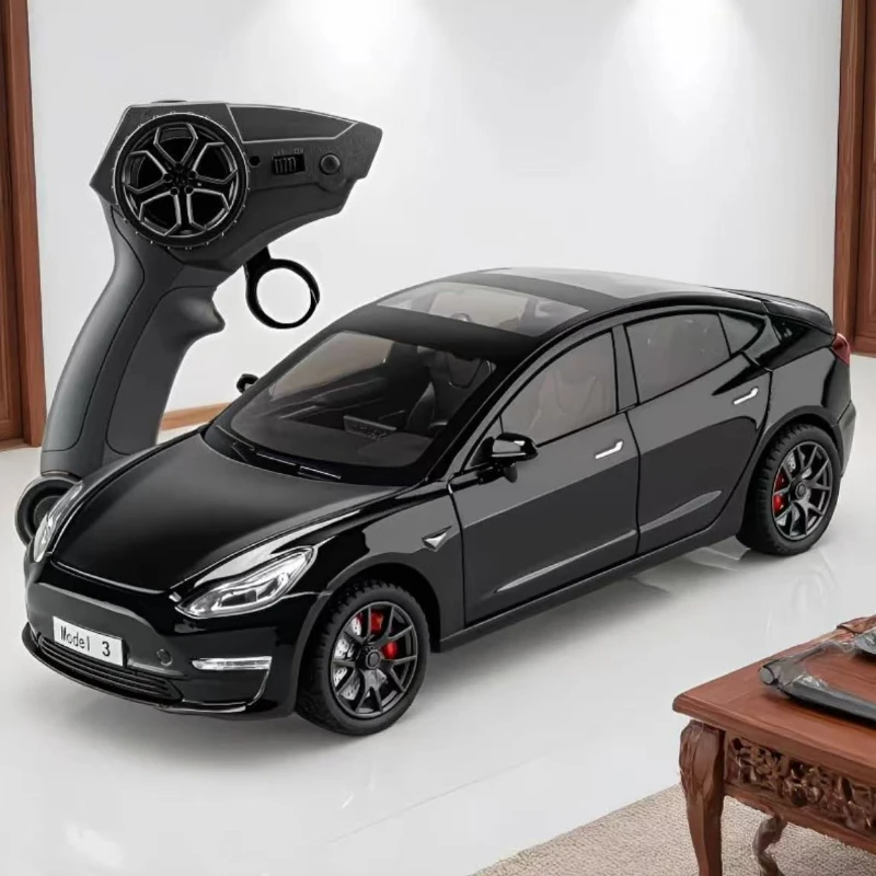 

Модель автомобиля 1:24 на радиоуправлении, из сплава, со звуком и светом, игрушка-головоломка для мальчиков, коллекционная, подарок на Новый год