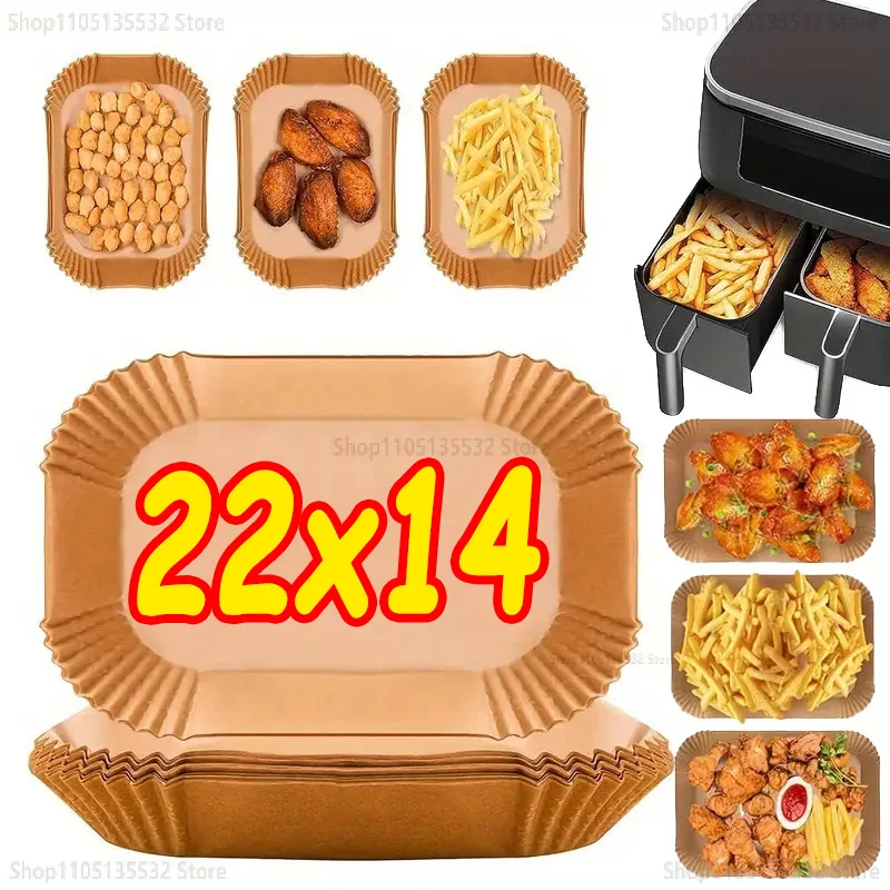 

Disposable Air Fryer Paper Non-Stick Kitchen Baking Airfryer Mat Oilproof Micro-wave Barbecue Pad Baking Paper Liner Accessories